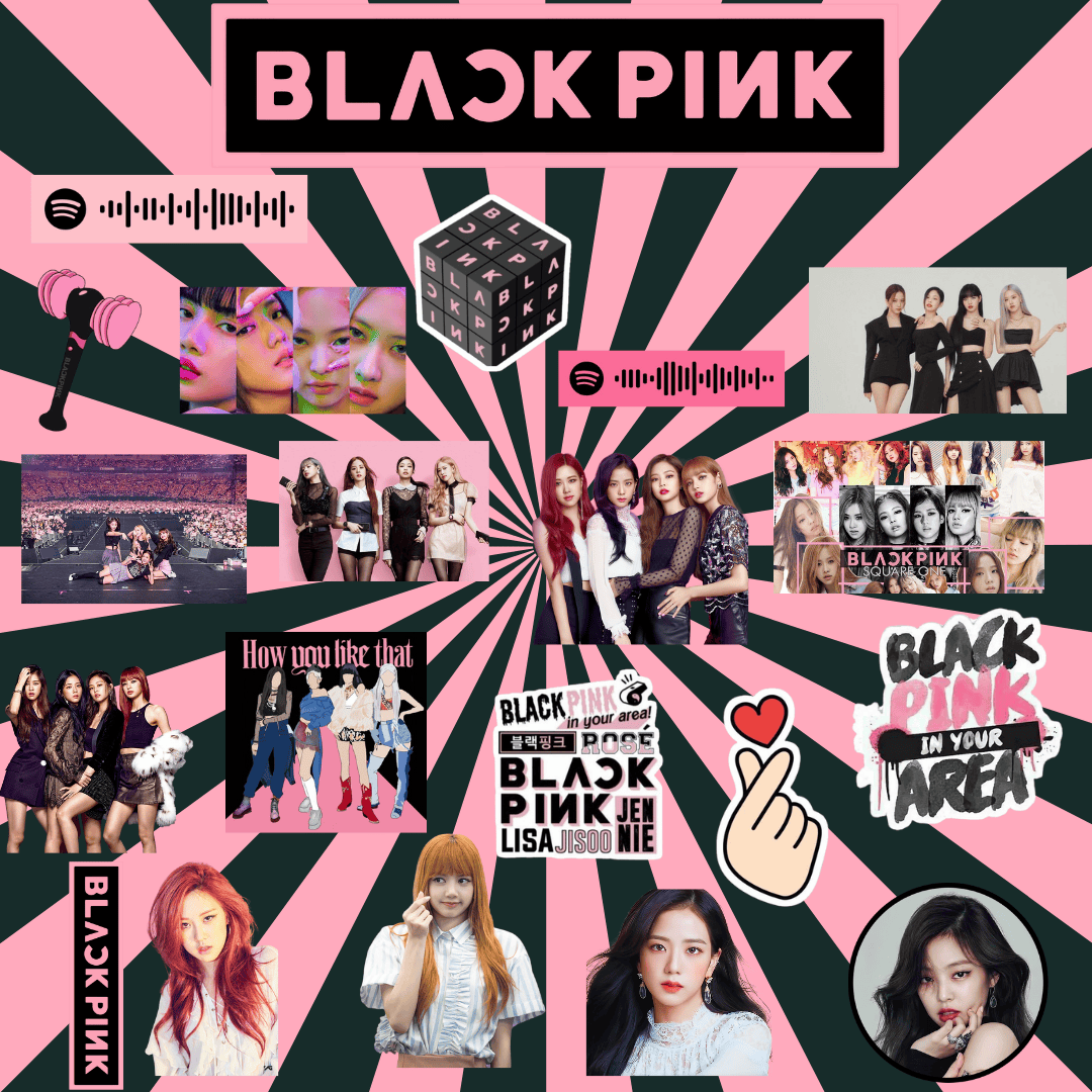 Sticker Black Pink cool ngầu
