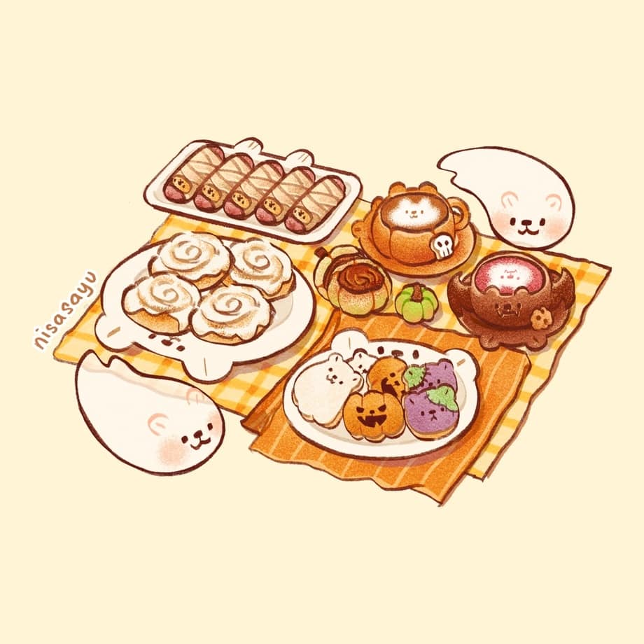 sticker đồ ăn cute