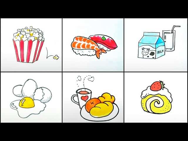 sticker đồ ăn cute