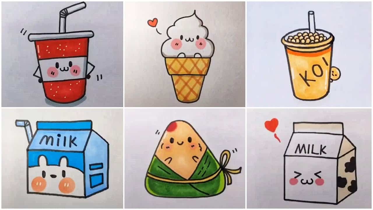 sticker đồ ăn cute