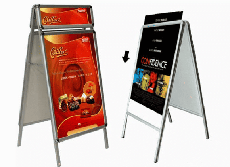 2.6 Kích thước standee giá chữ A