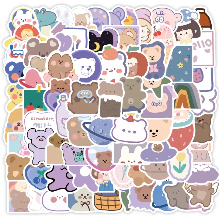 sticker thỏ cute 14