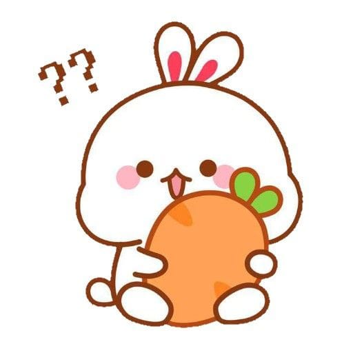 sticker thỏ cute 13