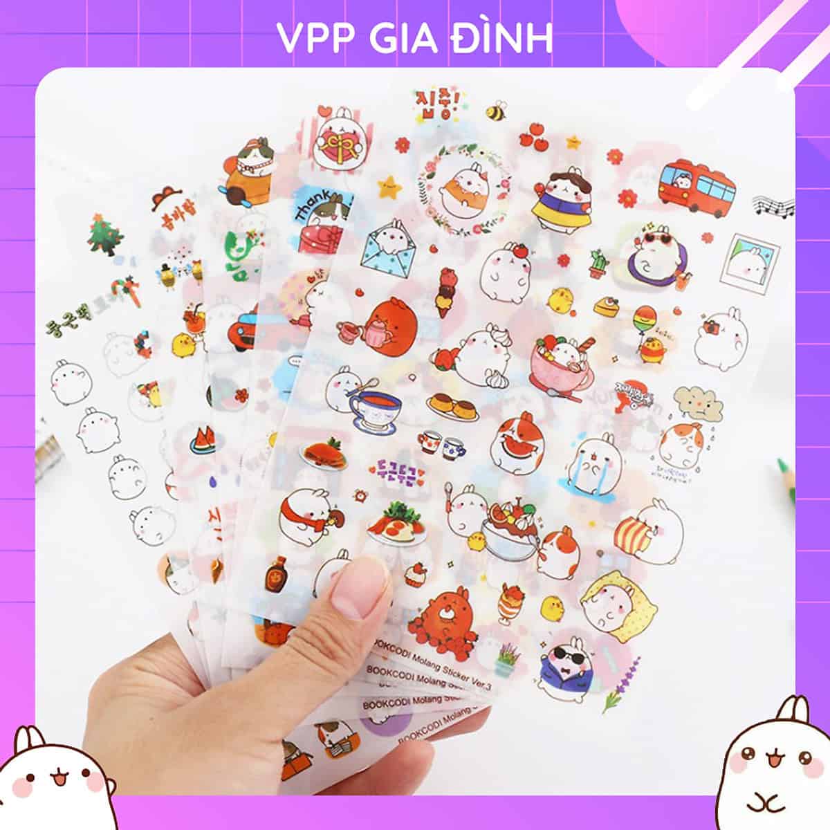 sticker thỏ cute 7