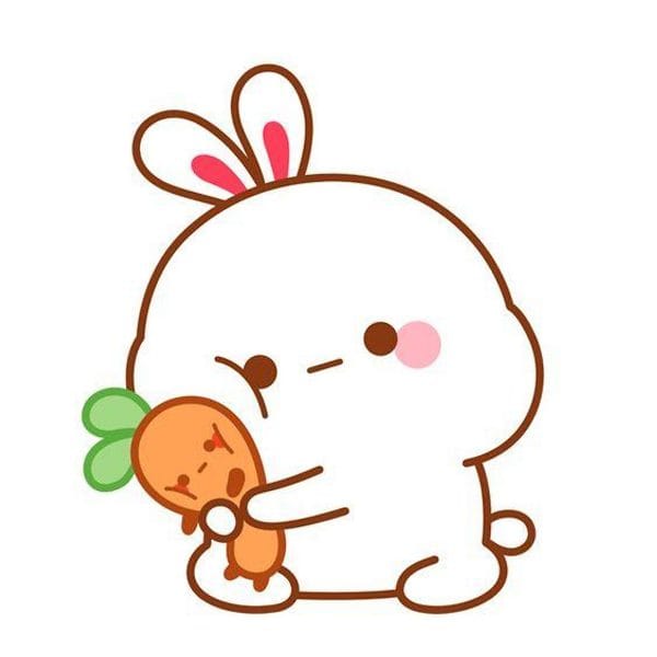sticker thỏ cute 4