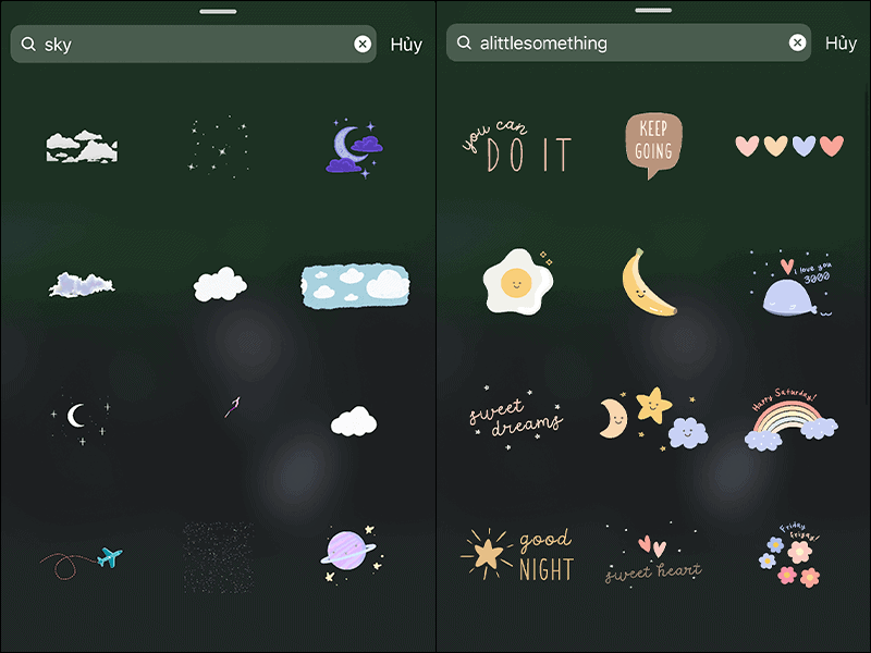 Các mẫu sticker instagram xịn mang đến hiệu ứng view 