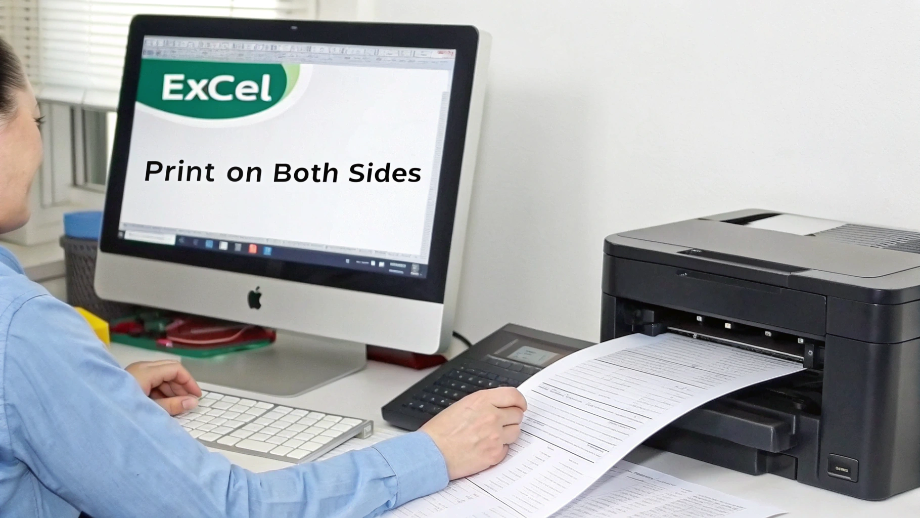 Cách in 2 mặt giấy trong Excel với máy in hỗ trợ