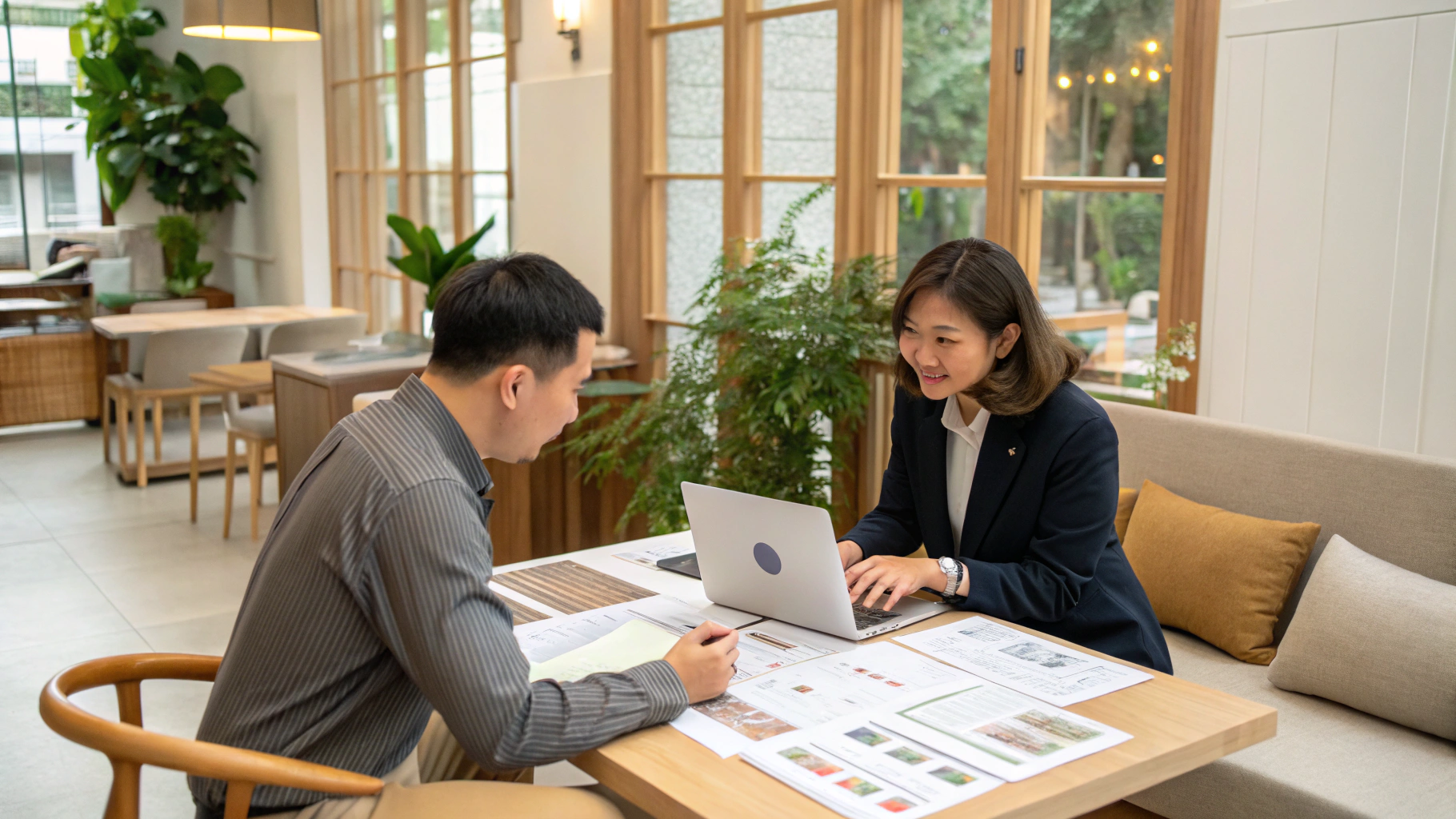 Hình ảnh tiếp nhận thông tin in menu tại Kimconcept