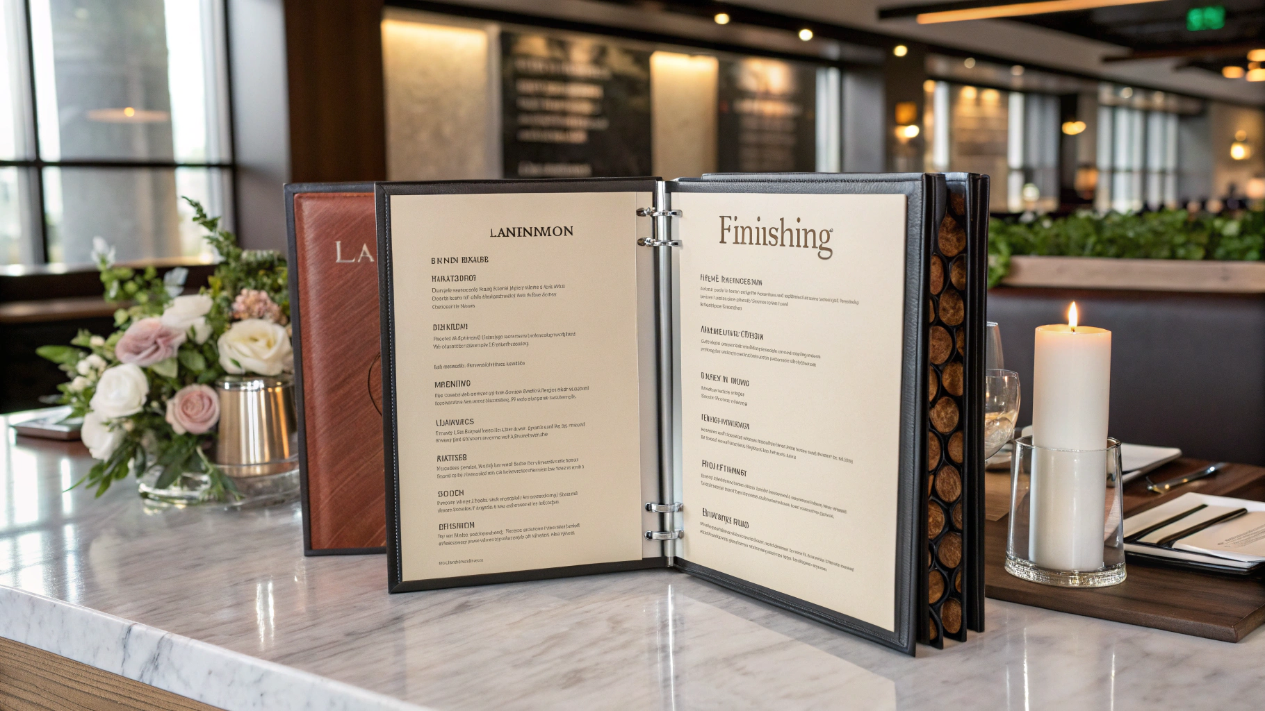 **Kỹ thuật gia công menu** tăng tính thẩm mỹ và độ bền