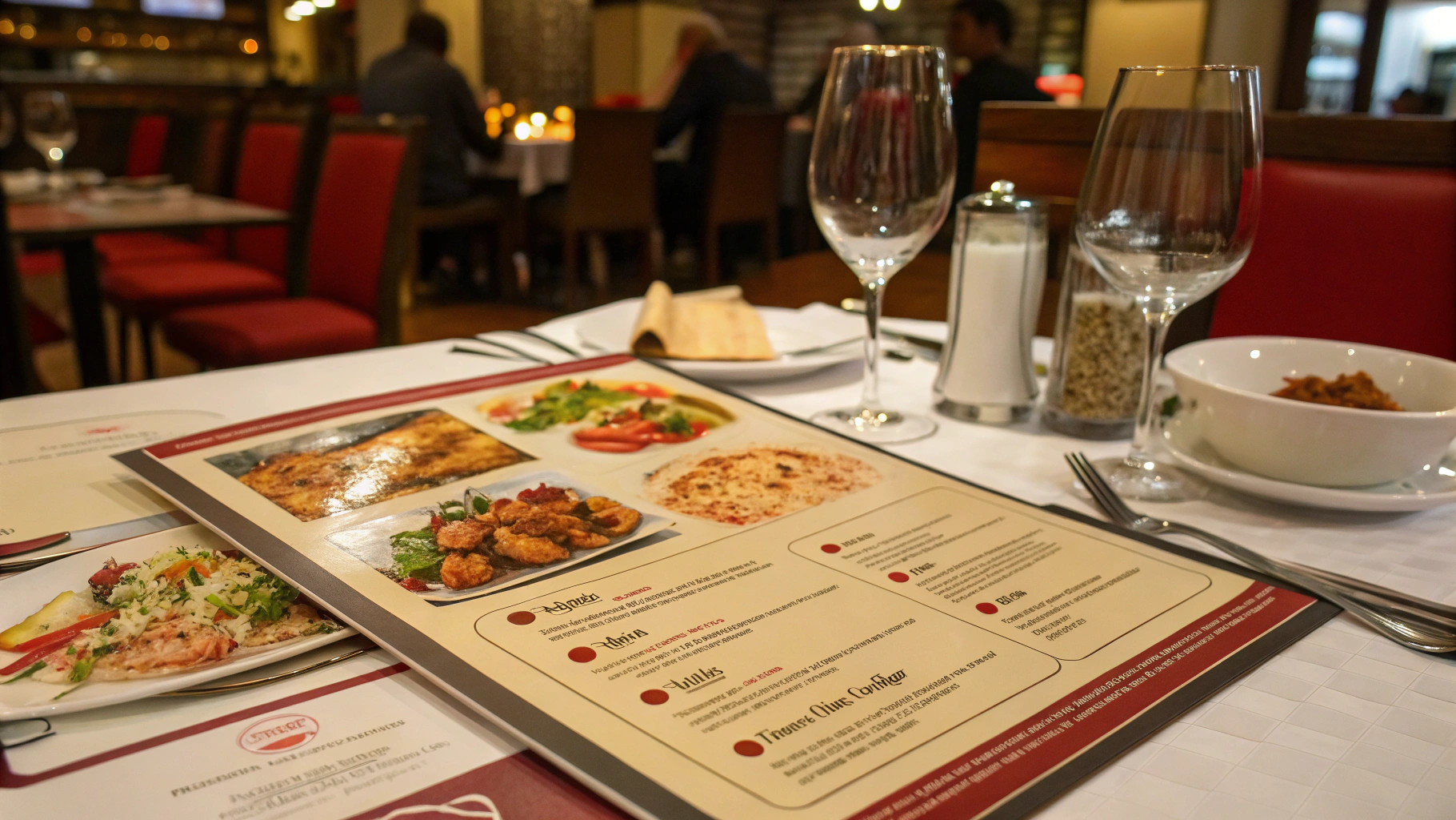 Menu tăng doanh thu nhờ thiết kế hấp dẫn