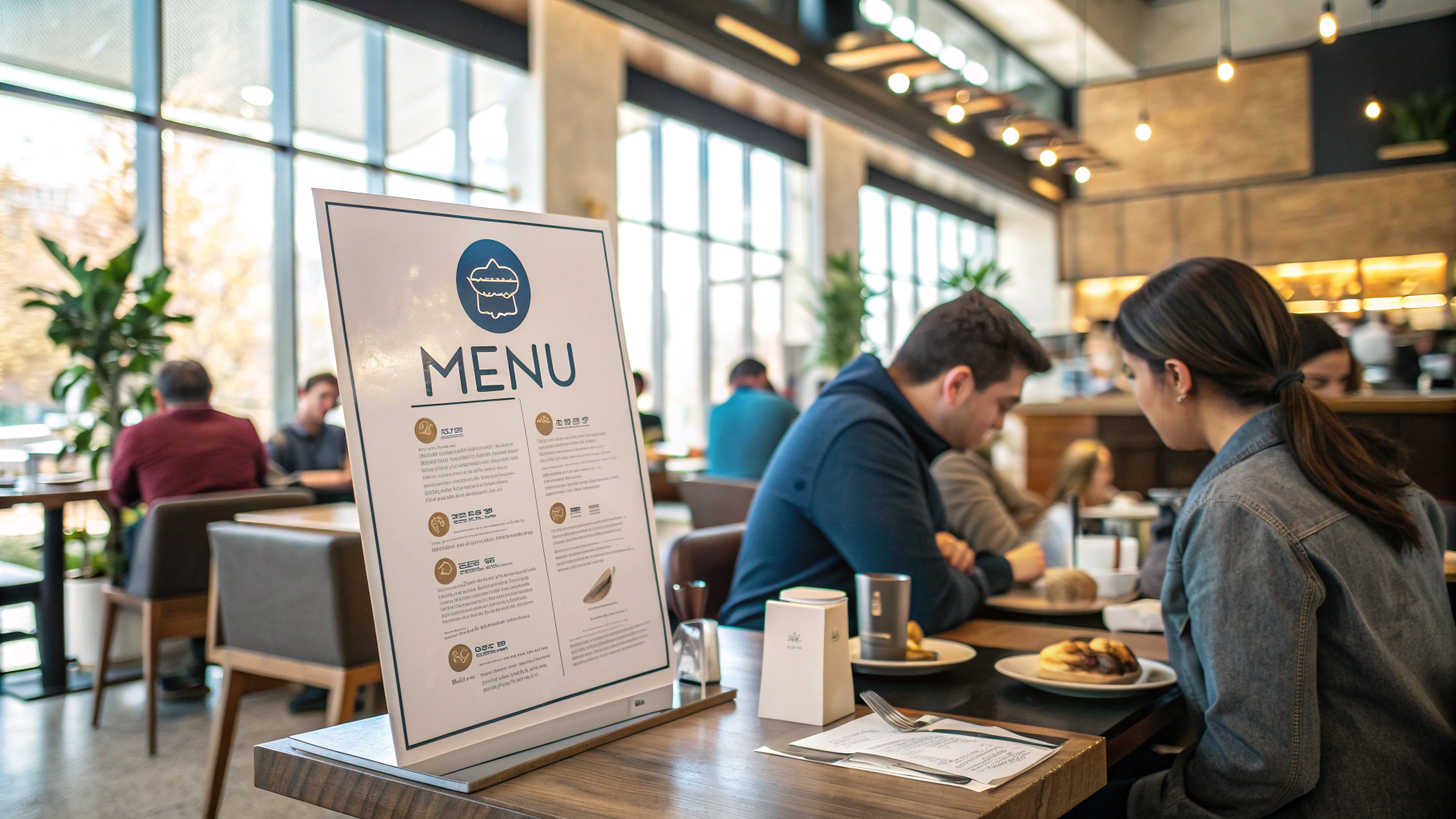 Menu quảng bá thương hiệu hiệu quả