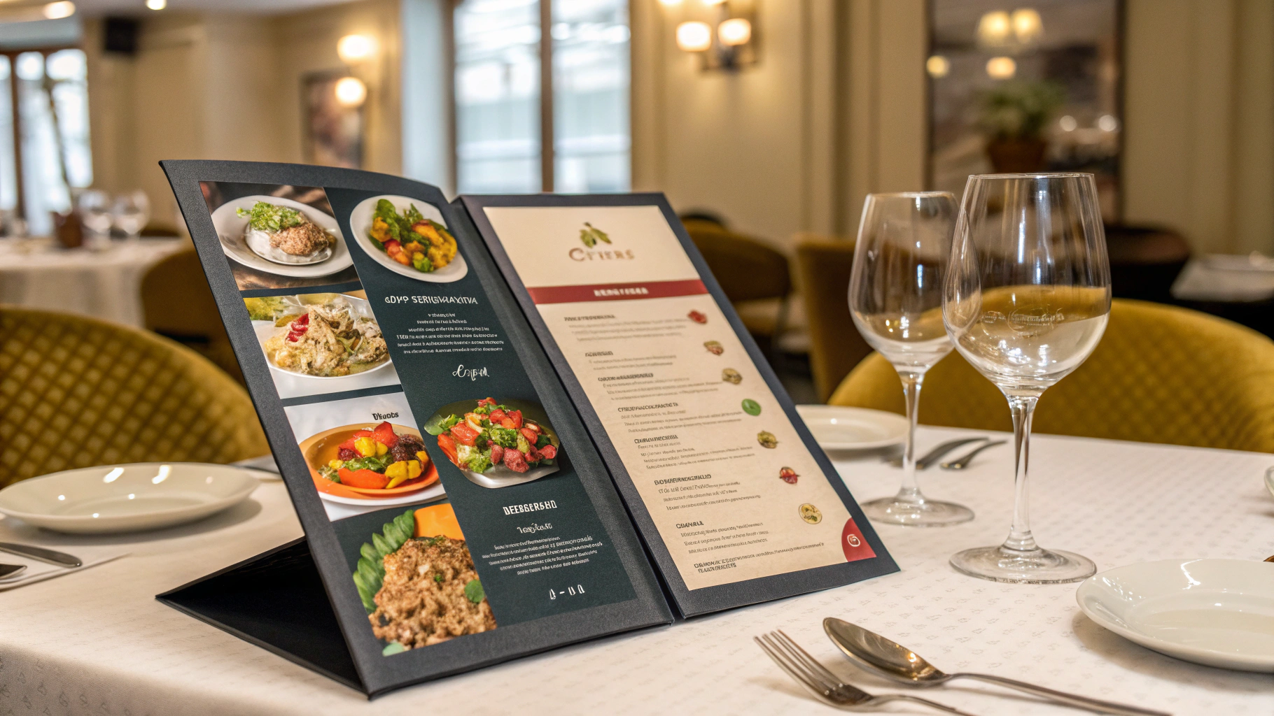 In menu giúp quảng bá thương hiệu hiệu quả