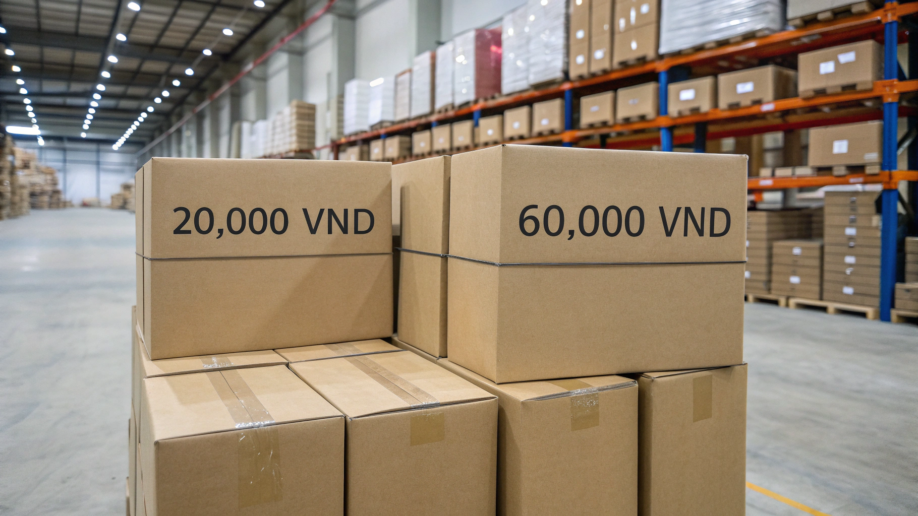 Thùng carton tiết kiệm chi phí vận chuyển