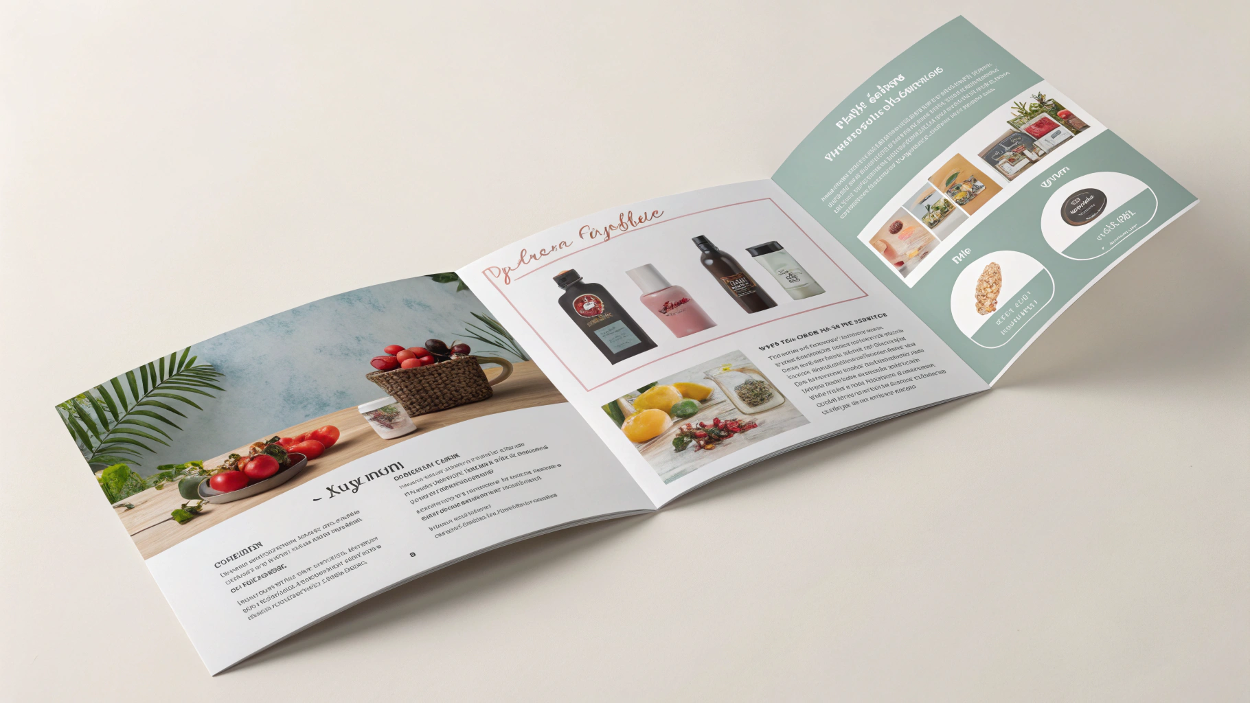 Thiết kế Brochure với hình minh họa