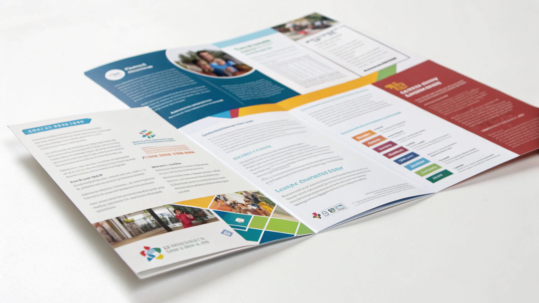 Thiết kế brochure gấp đôi và gấp ba