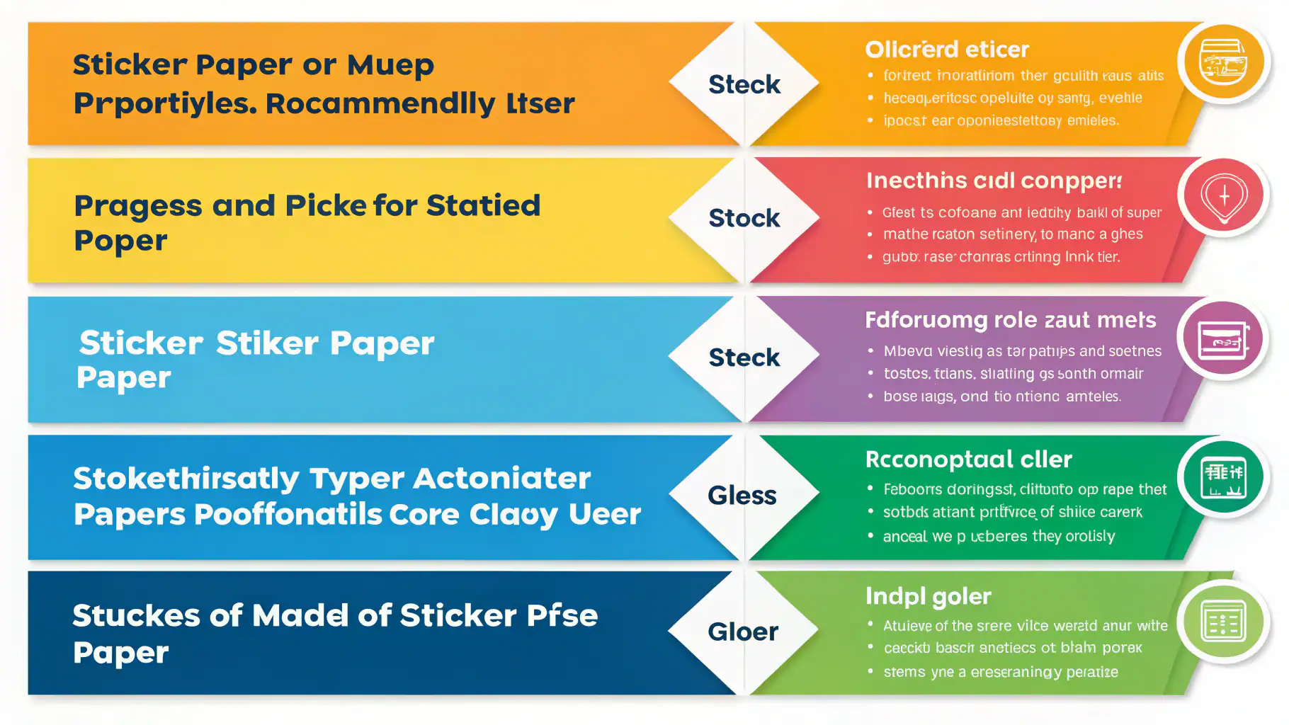 Cách chọn giấy in sticker phù hợp với sản phẩm