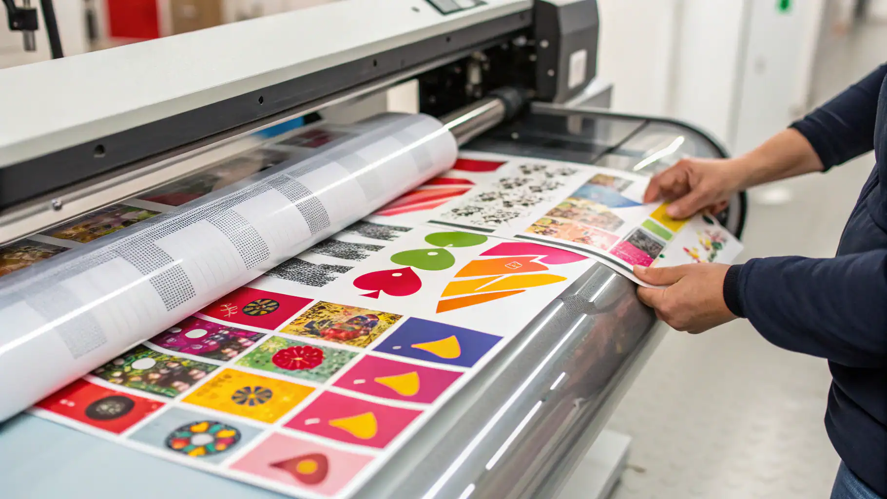 Giấy in sticker và các ứng dụng phổ biến.
