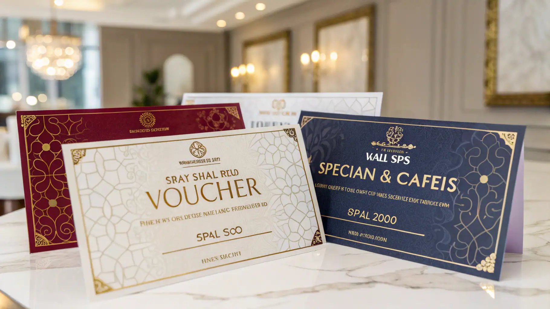 Các mẫu voucher đẹp và chuyên nghiệp