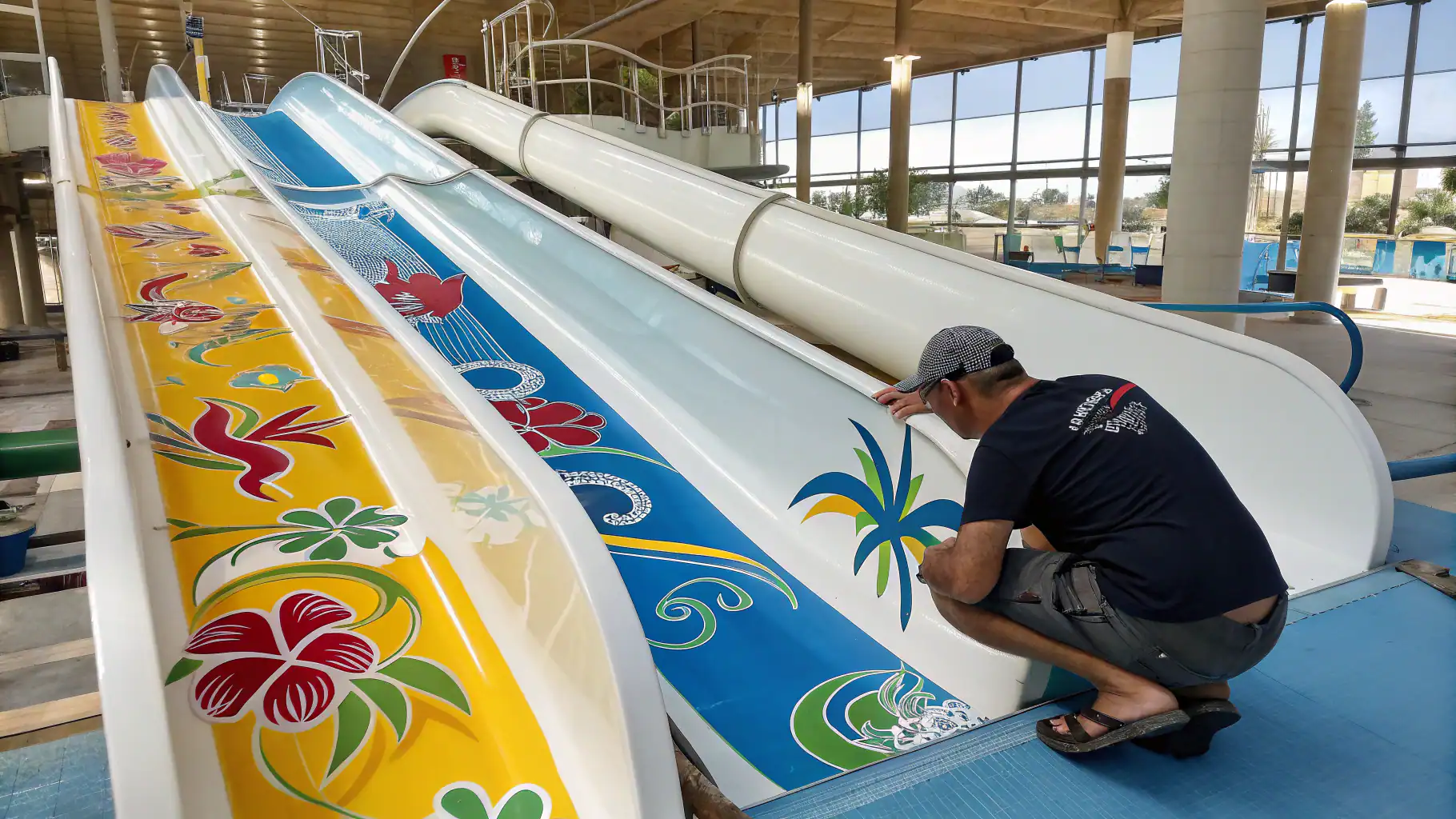 In decal trượt nước trên nhiều chất liệu