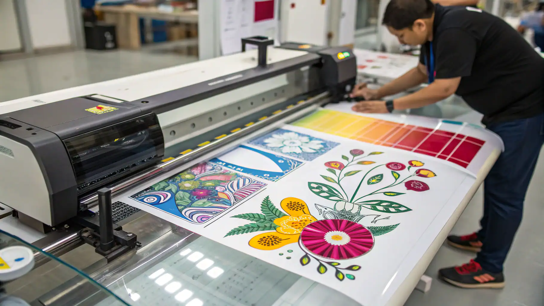 Quy trình in decal dán kính chuyên nghiệp tại Kimconcept