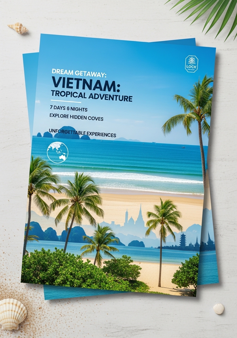 Mẫu tờ rơi du lịch tour
