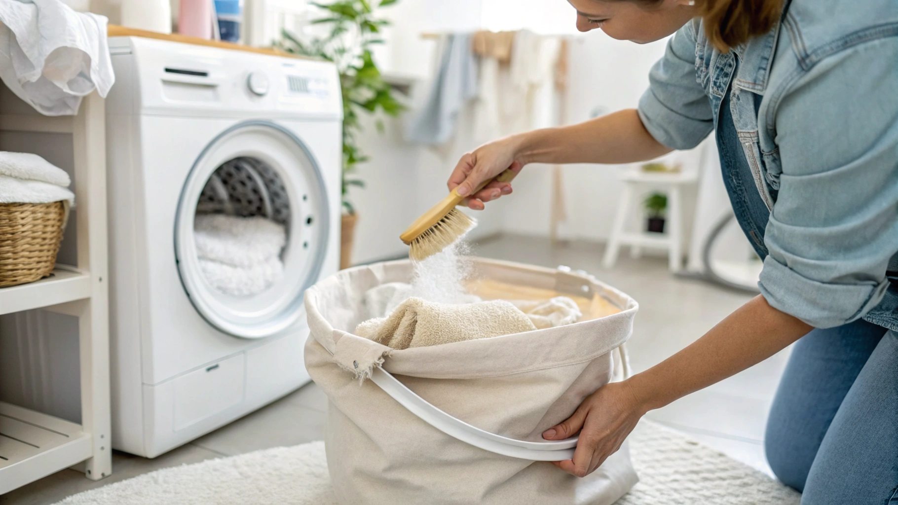 Giặt túi vải canvas với nước ấm và xà phòng nhẹ