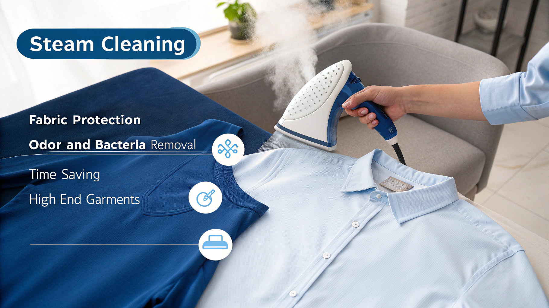 Ưu điểm của giặt hấp tại Laundry Service