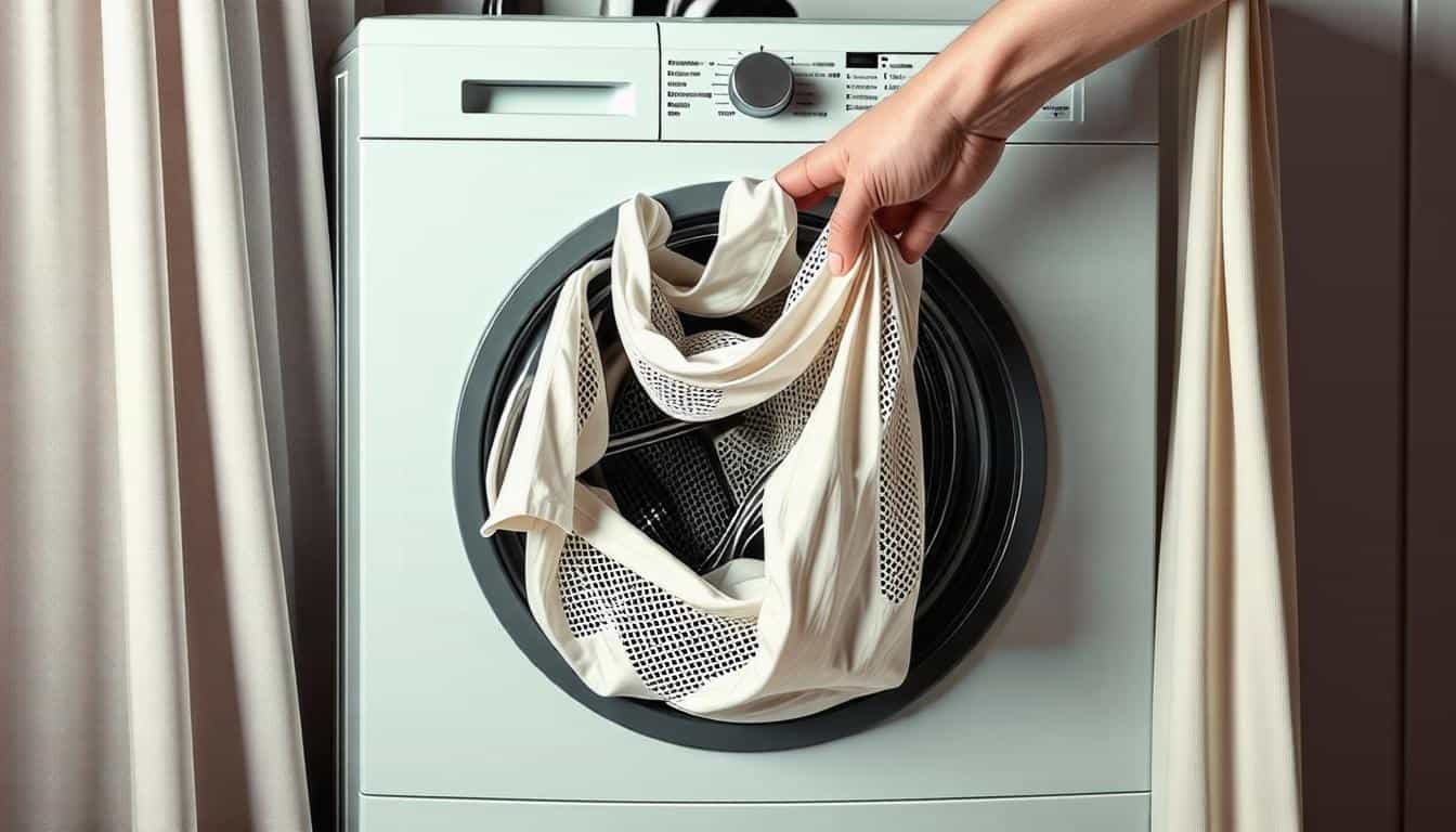 Lưu ý khi giặt rèm cửa thông thường bằng máy giặt