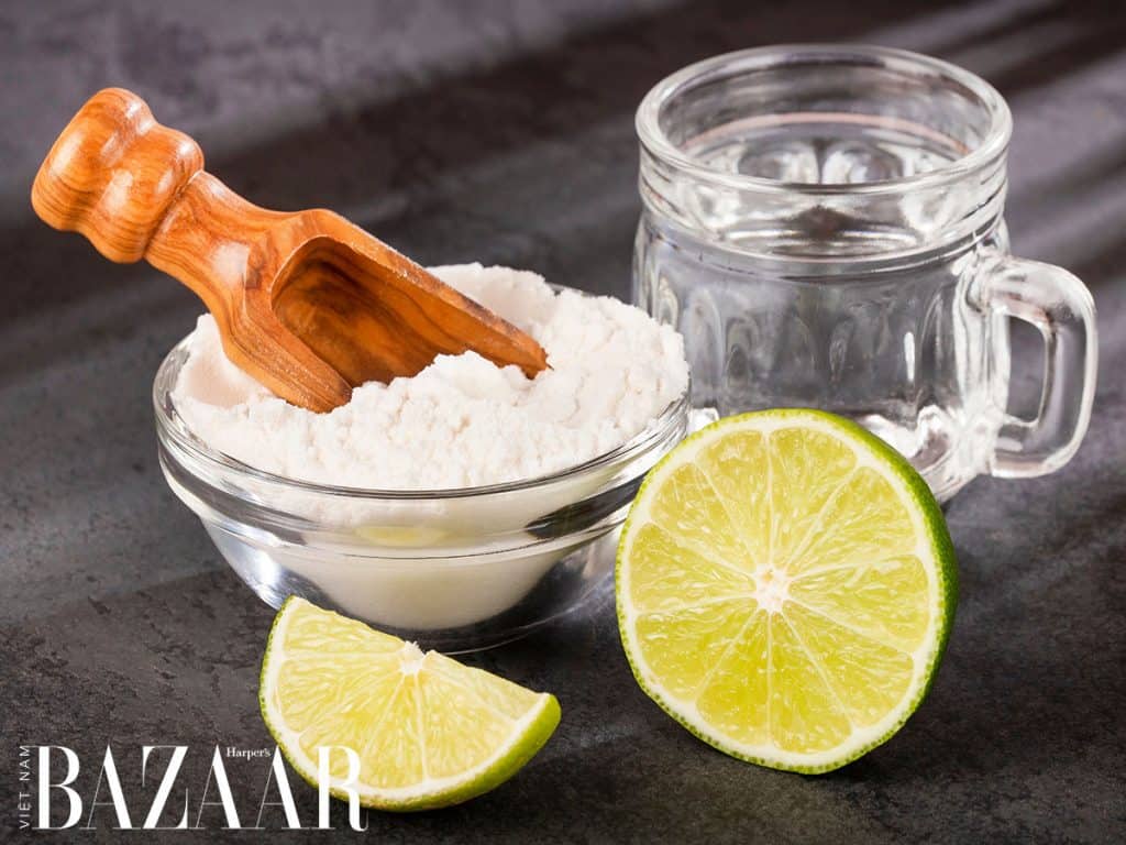 Tẩy trắng quần áo bằng baking soda