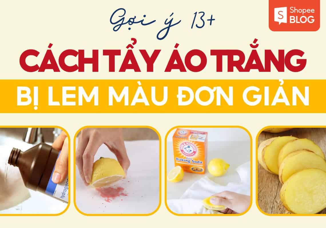 Hướng dẫn tẩy màu bằng các chất tẩy tự nhiên