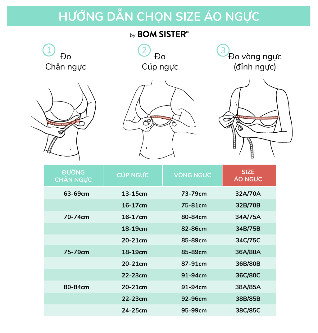 Áo ngực chống tuột chọn size