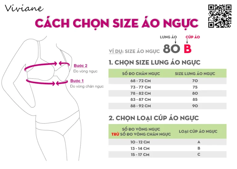 Hướng dẫn chọn size áo ngực cho các chị em từ A-Z