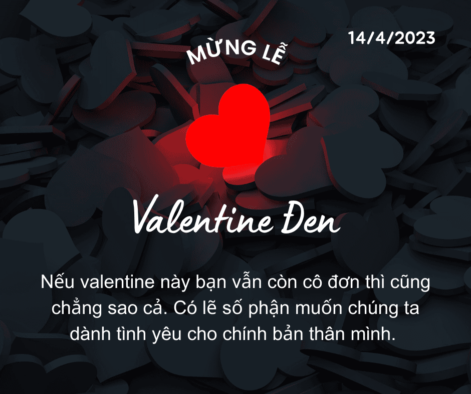 Ý nghĩa của Valentine Đen