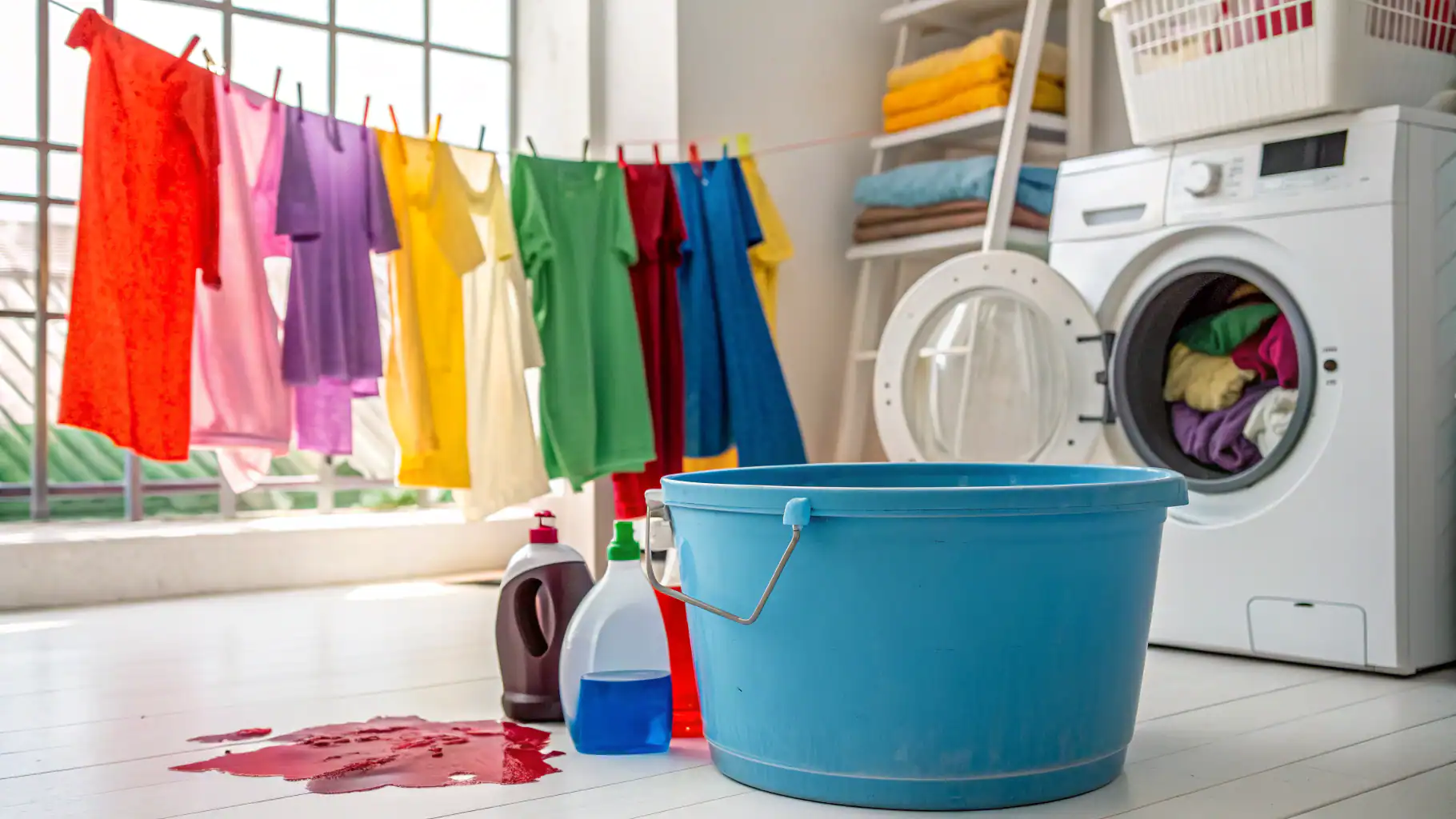 Cách xử lý áo màu bị dính thuốc tẩy hiệu quả