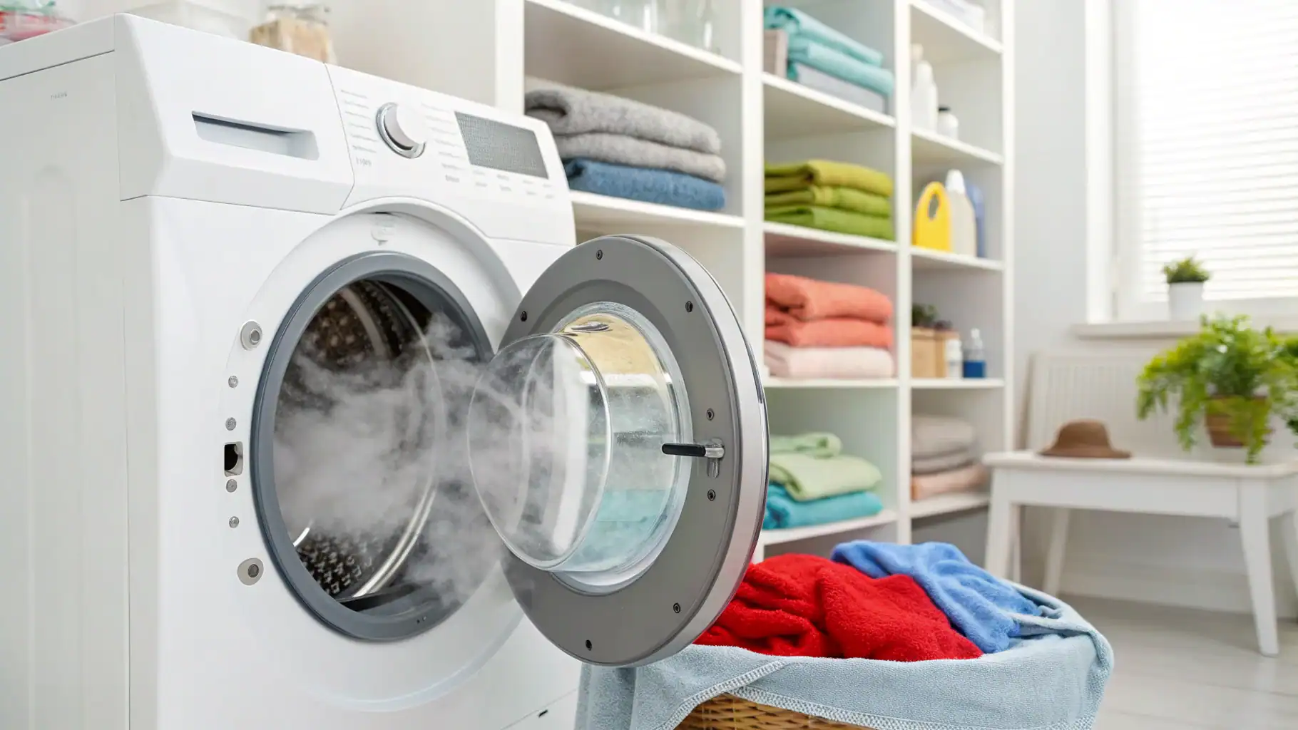 Giặt đồ bằng nước nóng giúp quần áo khô nhanh và sạch sẽ