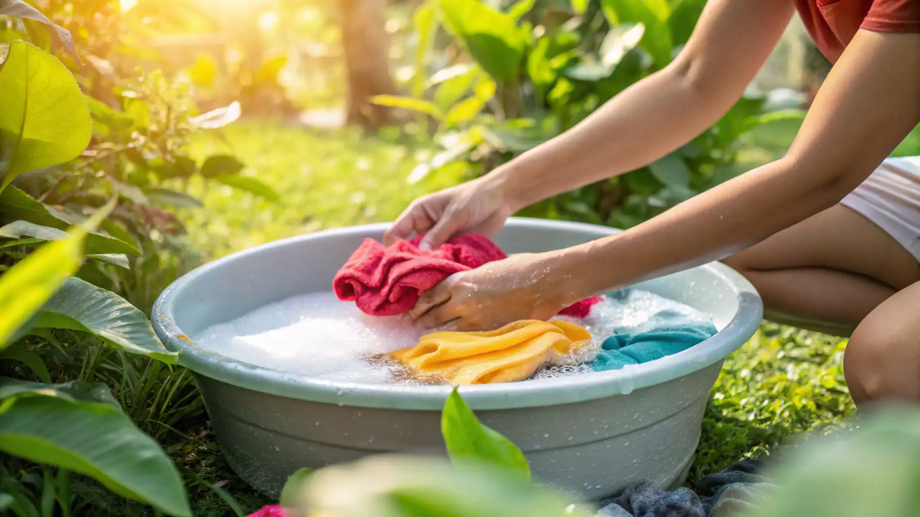 Lợi ích của việc giặt đồ bằng tay