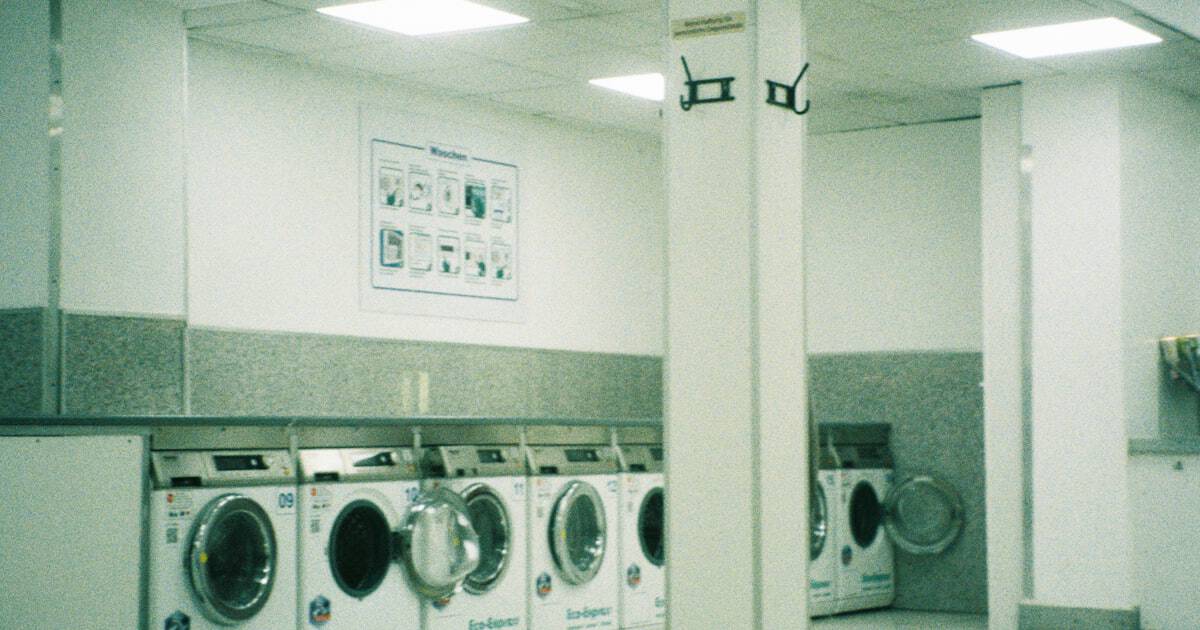 Self-service Da Nang laundry — front-load machines at SESA Coin Laundry