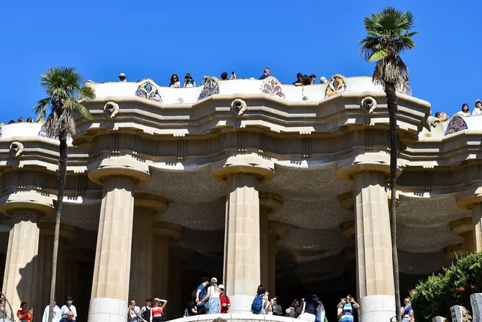 The terrace at Park Güell, Barcelona