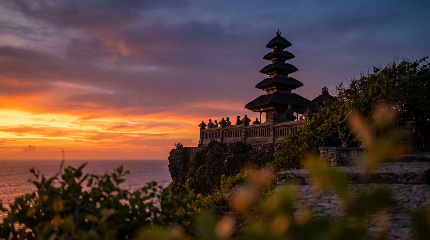 1. Uluwatu Temple - Best for Dramatic Cliff Sunset Views — Bali