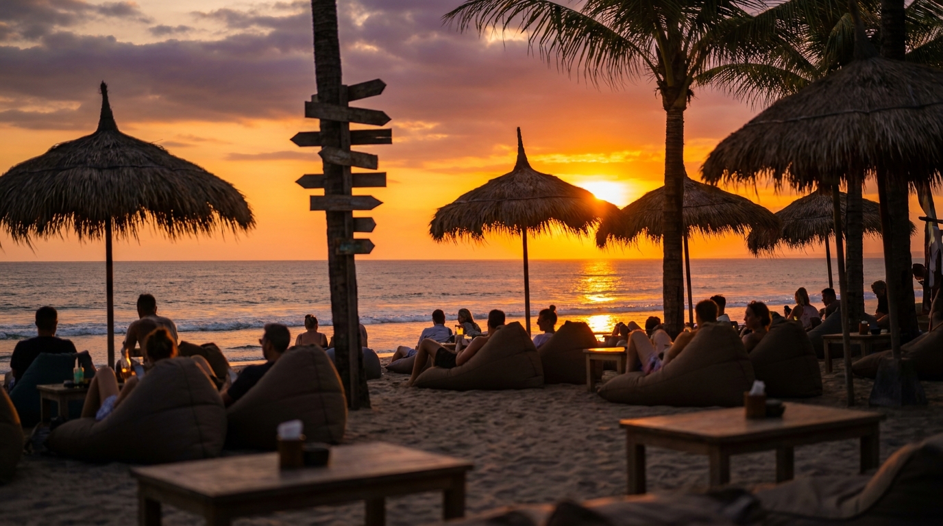 3. Seminyak Beach - Best Beach Club Sunset on a Budget — Bali