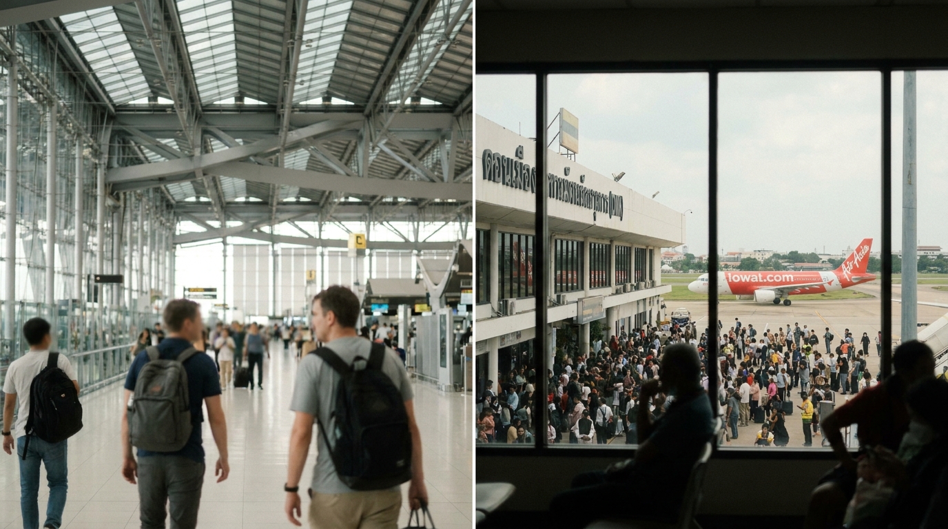 Airports Serving Bangkok: Suvarnabhumi vs Don Mueang in Bangkok