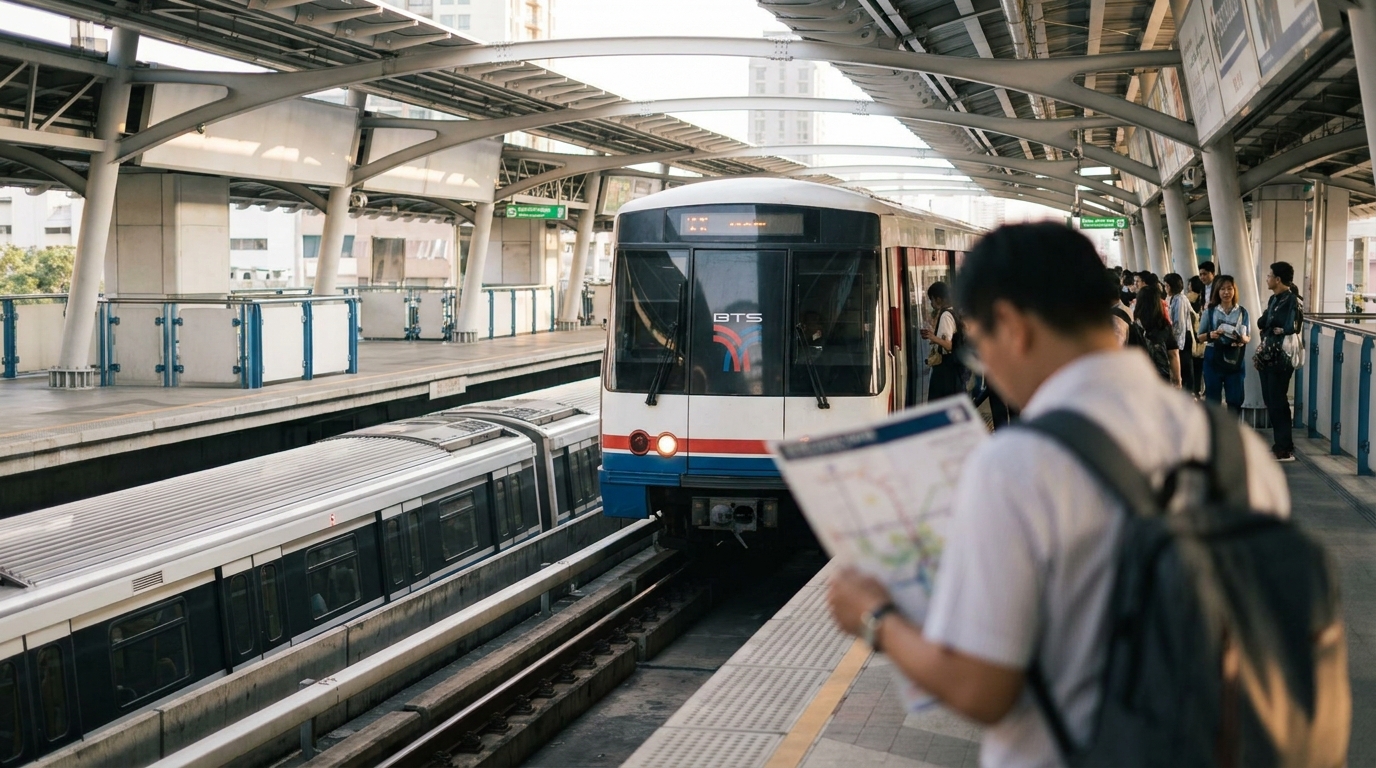 How to Get Around Bangkok by Train: BTS & MRT Explained in Bangkok
