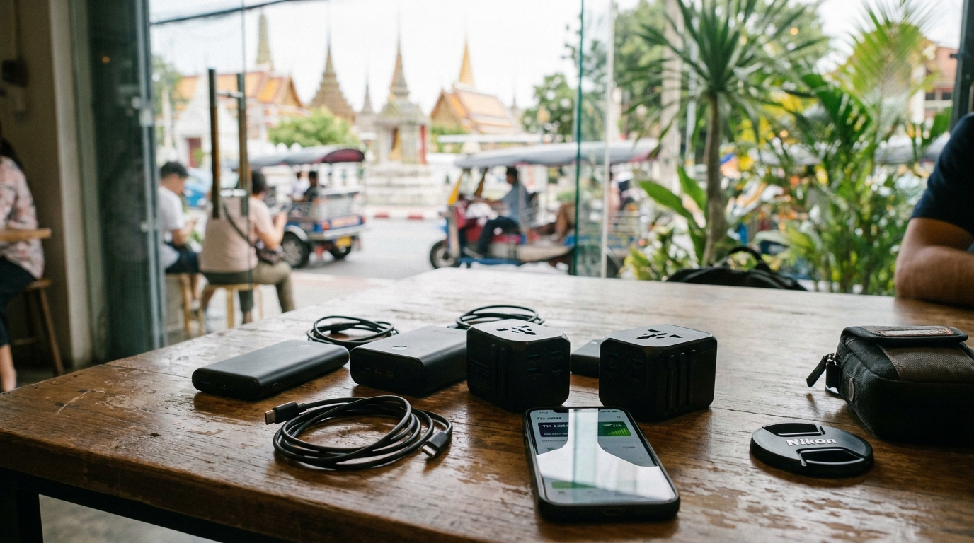 Tech & Gadgets: Chargers, Adapters, and the Best eSIM for Thailand in Bangkok