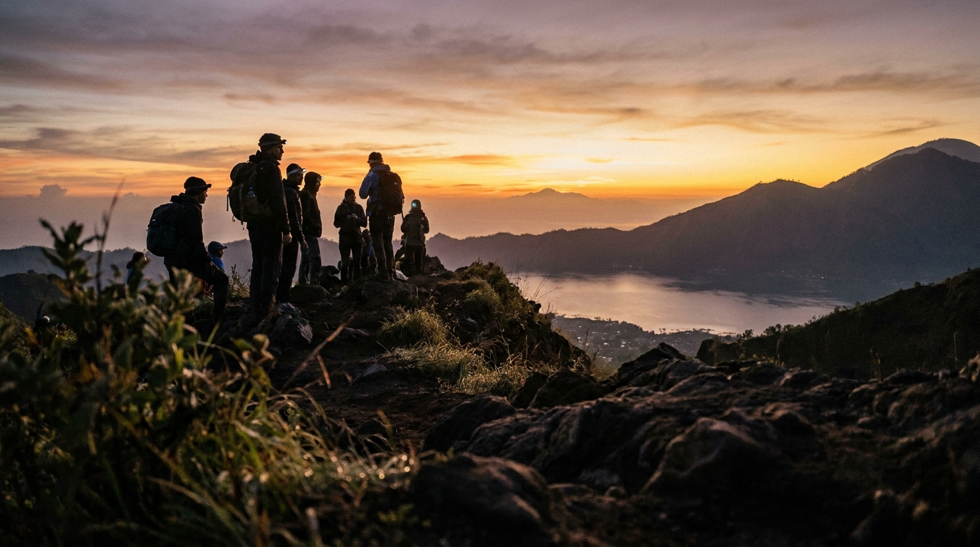 2. Mount Batur Sunrise Trek — Best Day Trip from Bali for Adventure in Bali