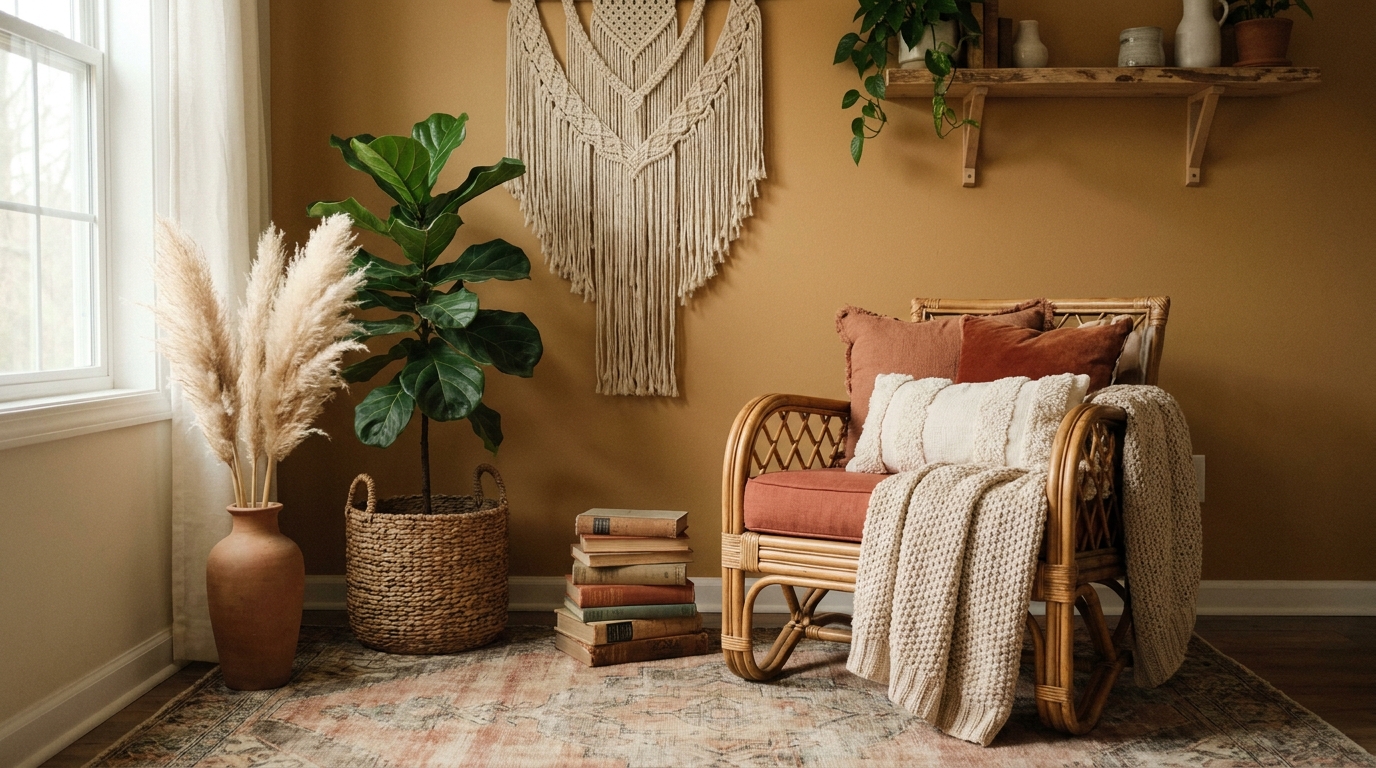 Warm Earthy Tones: The 2026 Boho Color Palette