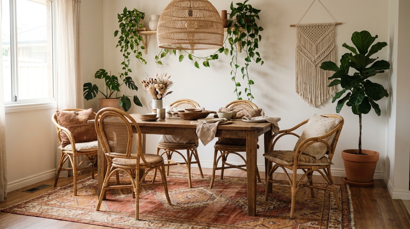 Sage Green + Cream + Warm Tan