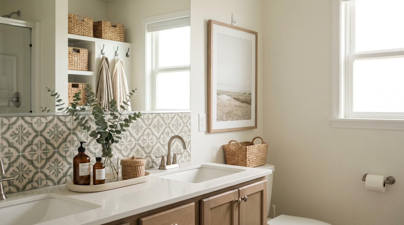 Rental Bathroom decor