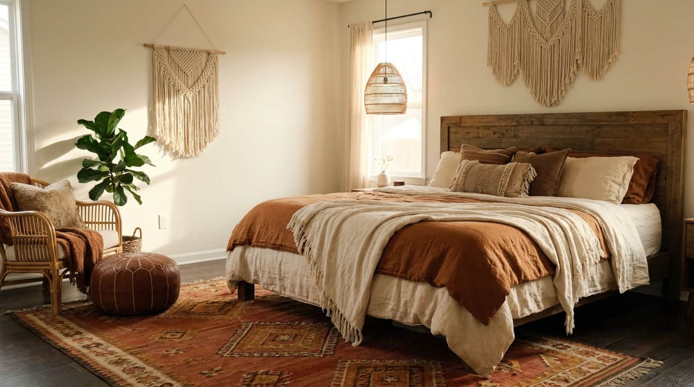 Boho rug selection criteria
