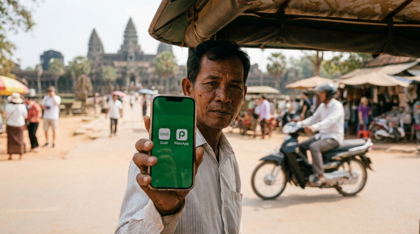 Should You Use Grab or PassApp? in Siem Reap, Cambodia