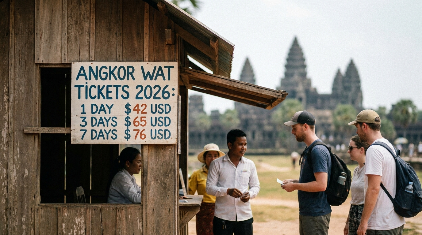 How Much Do Angkor Wat Tickets Cost in 2026? in Siem Reap, Cambodia